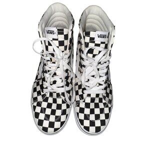 Vans Womens Filmore Hi Checkerboard Black/White Sneakers Size 10‎ Skater Surfer
